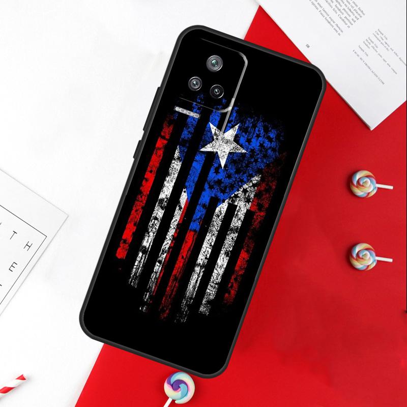 Puerto Rican Flag Cover For Xiaomi 15 Ultra 13 14 11T 12T 13T 14T Pro POCO X7 Pro X3 X5 X6 M6 F5 F6 Pro Case