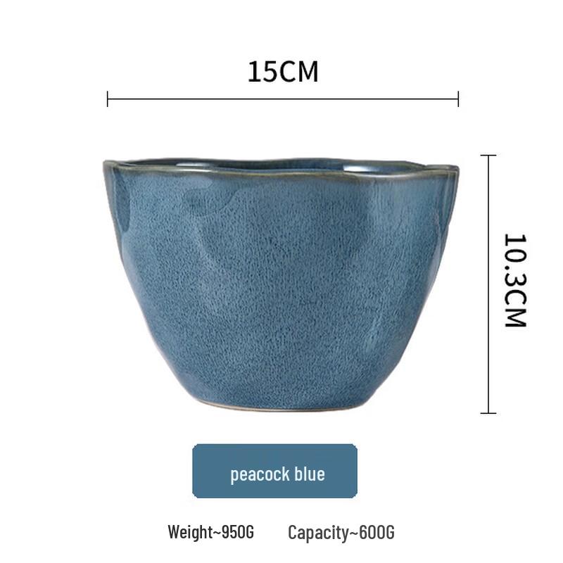 Zhishi Kiln-Glazed Ceramic Multi-Purpose Bowls