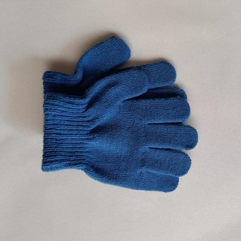 Children Magic Glove Kid Stretchy Knitted Winter Warm Full Finger Gloves Figure Skating Special Gloves