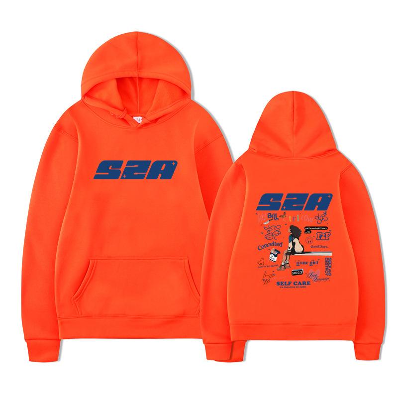Rapper SZA Mikina Album Sos Sza Tour Mikina Pánské Mikiny s Dlouhým Rukávem Dámská Harajuku Streetwear Pulovry Sudaderas