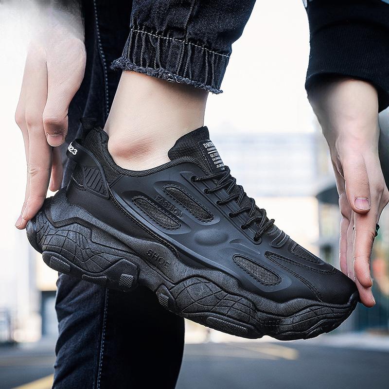 New Sports Shoes with Men's Mesh Breathable Casual Men's Trendy and Versatile Running Shoes