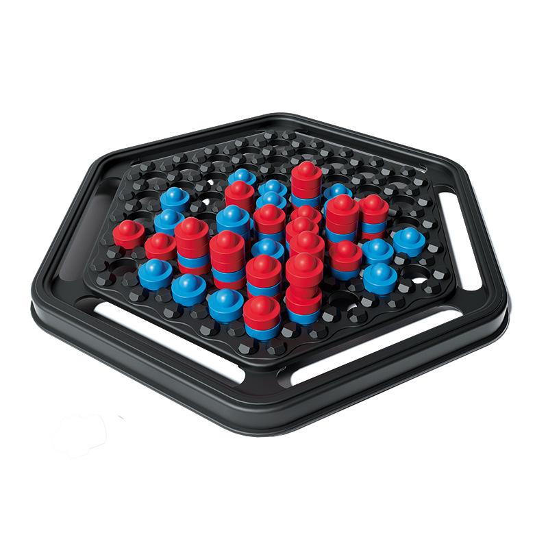 Connect Four Board Game Parent Child Interactive 3D Spatial Thinking Training Children's Board Game Puzzle Toys Birthday Present