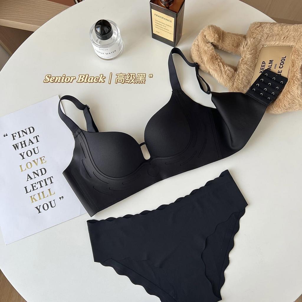8 Hollow Soft Support Lifting Cup, No Trace and No Feeling To Gather Underwear, Upper Support To Collect Secondary Breasts, Anti-sagging Bra Set