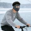 Winter Cycling Fleece Face Guard with Goggles Men Women Cold Weather Outdoor Clear Vision Windproof Antifog Goggle Thermal Full Face Guard
