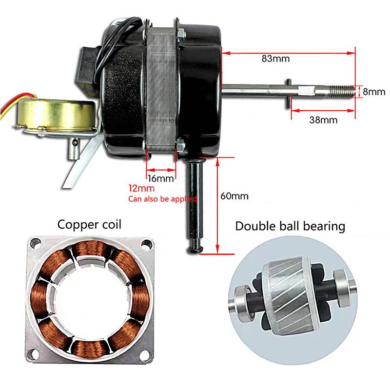 Electric Fan Motor Table Fan Remote Control Fan Motor Wall Fan Pure Copper Motor Universal Floor Fan Accessories