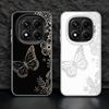 Creative Butterfly Flowers Case for Xiaomi Redmi Note 14 14C 11 Pro A2 A1 12 12C 10 13C Note 13 12 Pro Plus Phone Cover