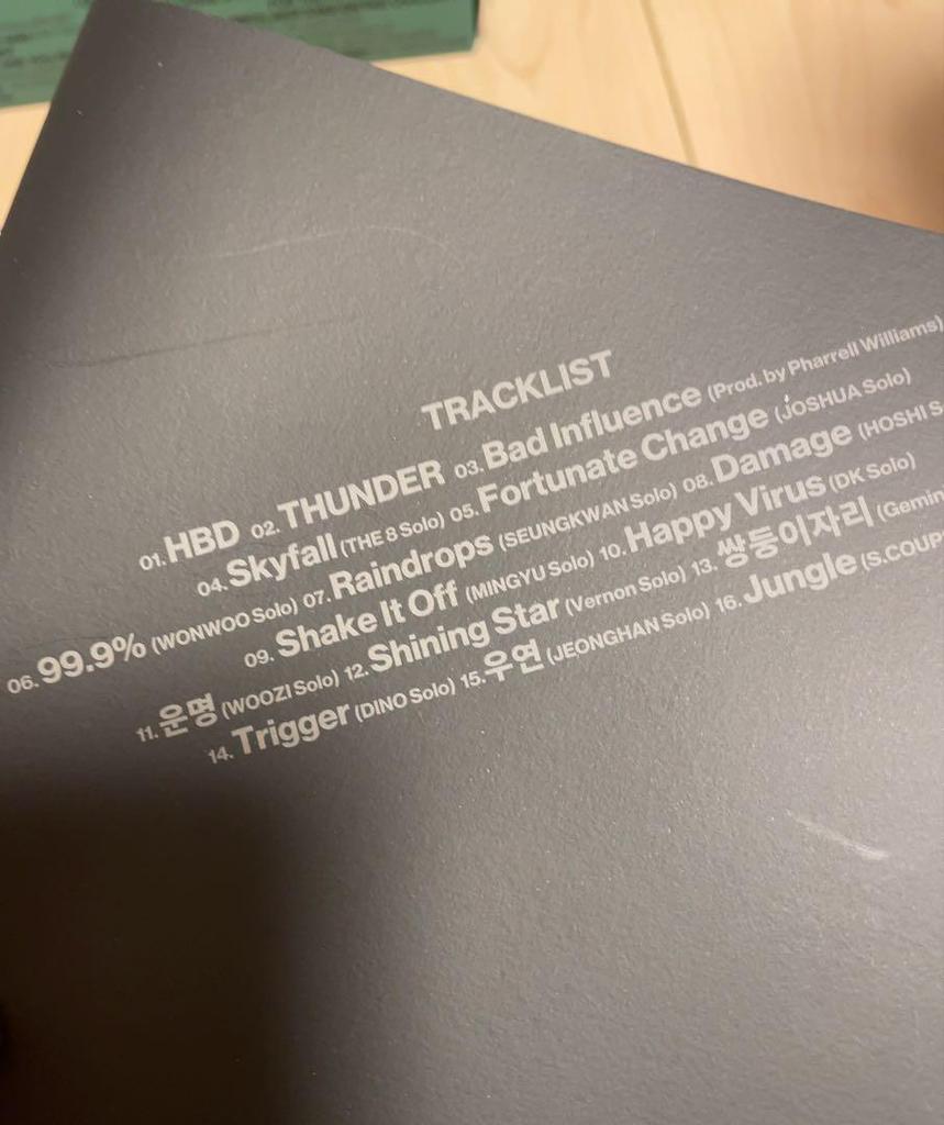 [USED] SEVENTEEN HAPPY BURSTDAY 4-piece album set