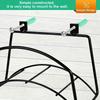 Wall-Mounted Iron Hose Rack - Detachable Outdoor Garden/Yard Storage for Water Pipe & Hose Organizer