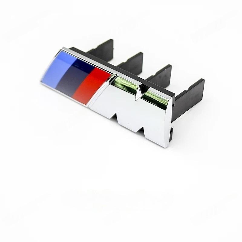 3D Car Front Grille Badge Emblem Sticker For BMW M Logo X1 X2 X3 X4 X5 X6 F48 G01 E84 E83 F39 F10 F30 G11 G07 G86 G80 G60 E60 wdpf67