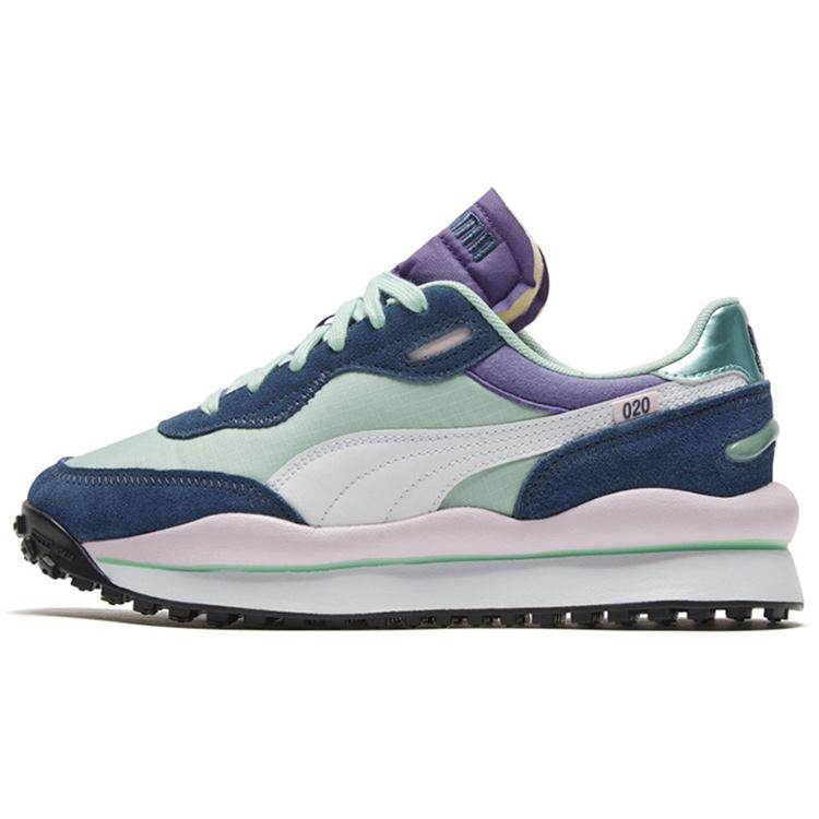 PUMA Style Rider Valentines D  Mist Green Navy  Men s 373435-01 EU 42.5