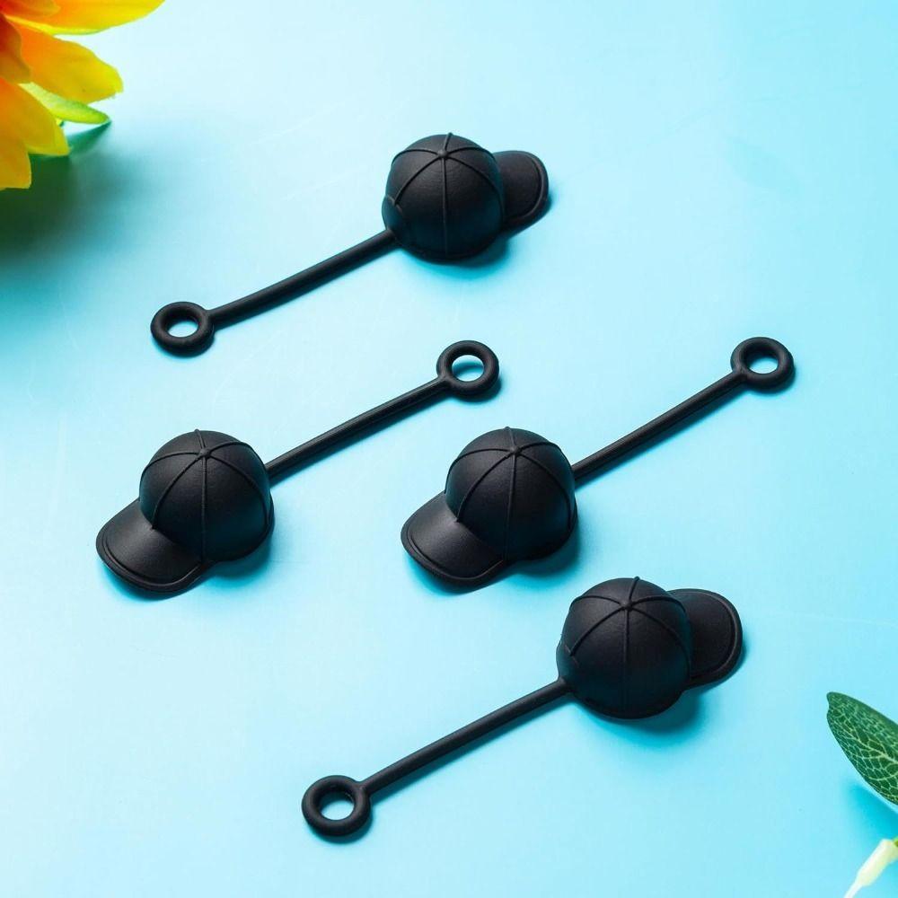 

6-10mm Hat Straw Cover Splash-proof Straw Cap Cup Accessories Straw Stopper Gift синий