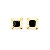 Hong Kong Style Retro Temperament Earrings Geometric Drop Glaze Simple Stud Earrings