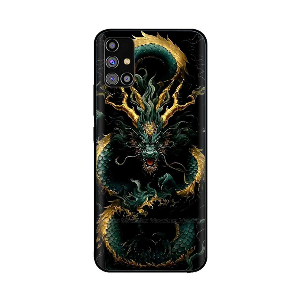 For Samsung Galaxy A51 Phone Case Heart-Butterfly Funda For Samsung A51 Case A 51 4G 5G Cover Protection Liquid Silicone Bumper