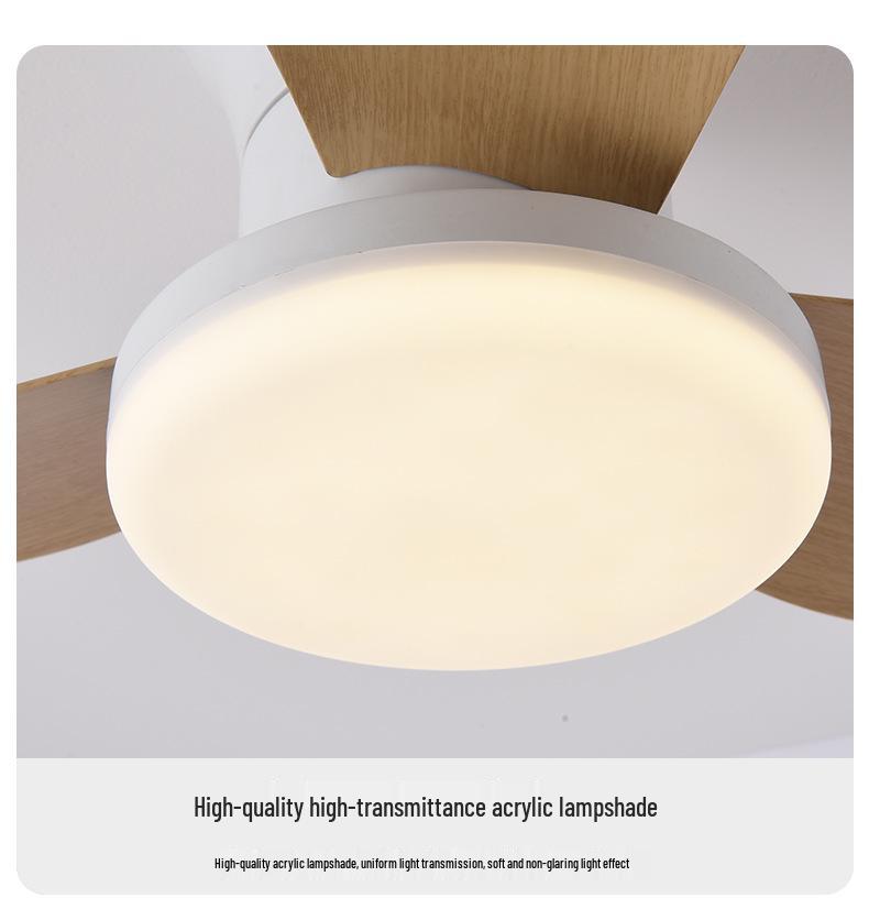 2025 Retro Ceiling Fan Light with Integrated Variable Frequency Chandelier for Living and Dining Rooms