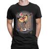 Hazbin T-Shirts Hotels Sir Pentious Men Anime Figure Cartoon Vintage Cotton Tees Crewneck Short Sleeve T Shirts Graphic Printed