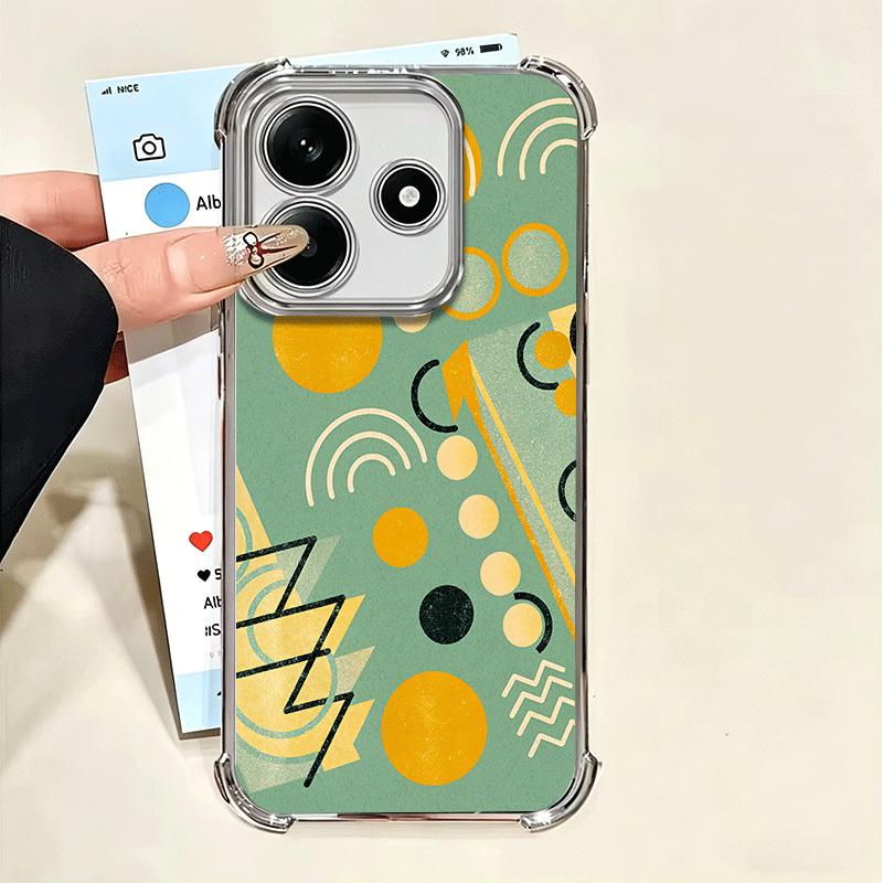 Abstract Geometry PopArt Desgin Soft Phone Case For Xiaomi Poco X7 X8 Pro Max X6 X5 X3 F8 Ultra F7 M8 M7 M5S Redmi 15C 15A 15 14