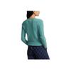 Polo Ralph Lauren Solid Color Long Sleeve Crew Neck Slim Fit Knit Sweater Women sweater Light-Blue WMPOSWENC020772-999