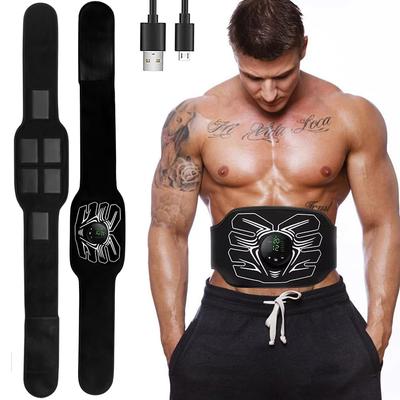 EMS Bauchmuskeltrainer, Muskelstimulator, Bauchmuskeltrainer, Muskeltoner, USB-Aufladung, Körperformung, Abnehmen, Fettverbrennung, Fitness, Unisex