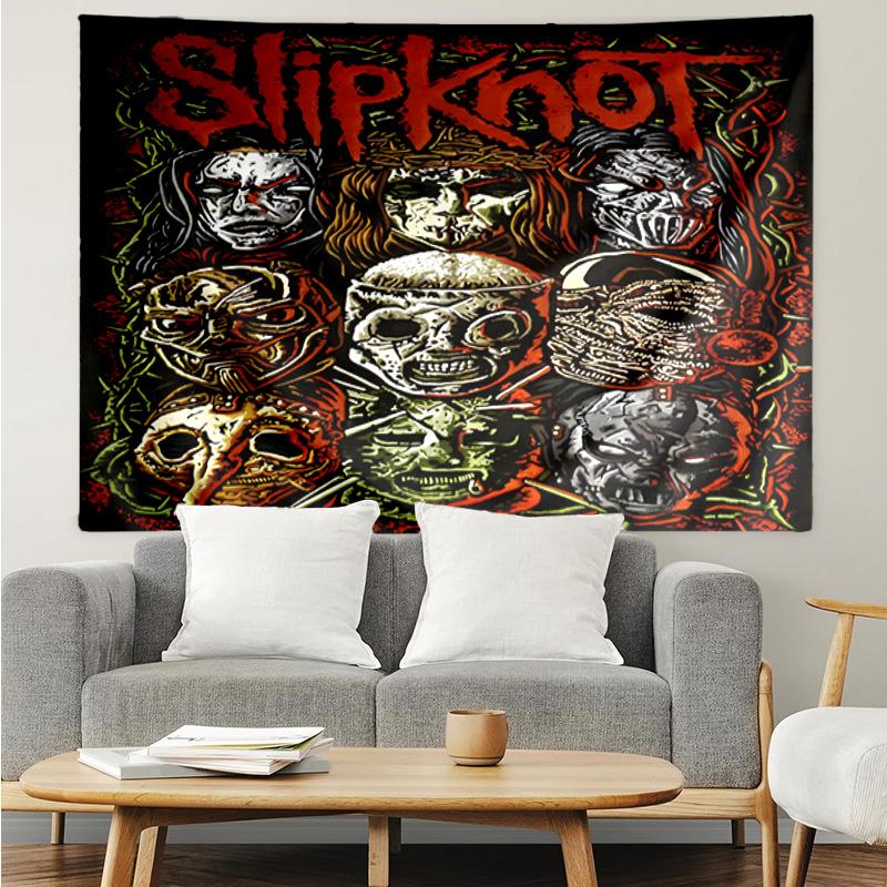 Rock music Slipk-not  Tapestry Hanging for Bedroom,Livingroom, Playroom,Decor Art Room Wall Tapestry Holiday and Birthday Gifts