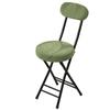 1/2 sets Opvouwbare Ronde Krukhoes Eetkamerstoelhoes voor Kantoor Huishouden Rugleuning Stoelhoezen Effen Kleur Slipcover