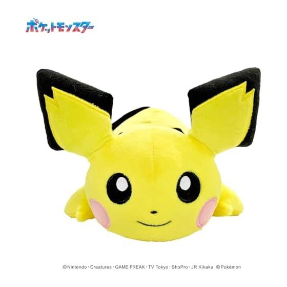 ENSKY Pokemon Fluffy Pillow Pichu Approx. 80 x 150 x 190 mm Made of Polyester