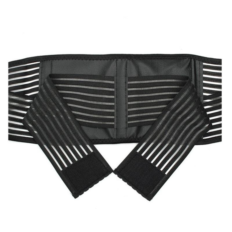 1Pcs Adjustable Double Pull Lumbar Support Lower Back Belt Brace Waist Belt