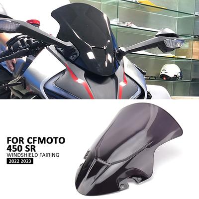 Motorcycle Windshield Windscreen For CFMOTO 450SR 450 SR 450sr 2022-2025 Odometer Visor Front Wind Shield Screen Deflectors