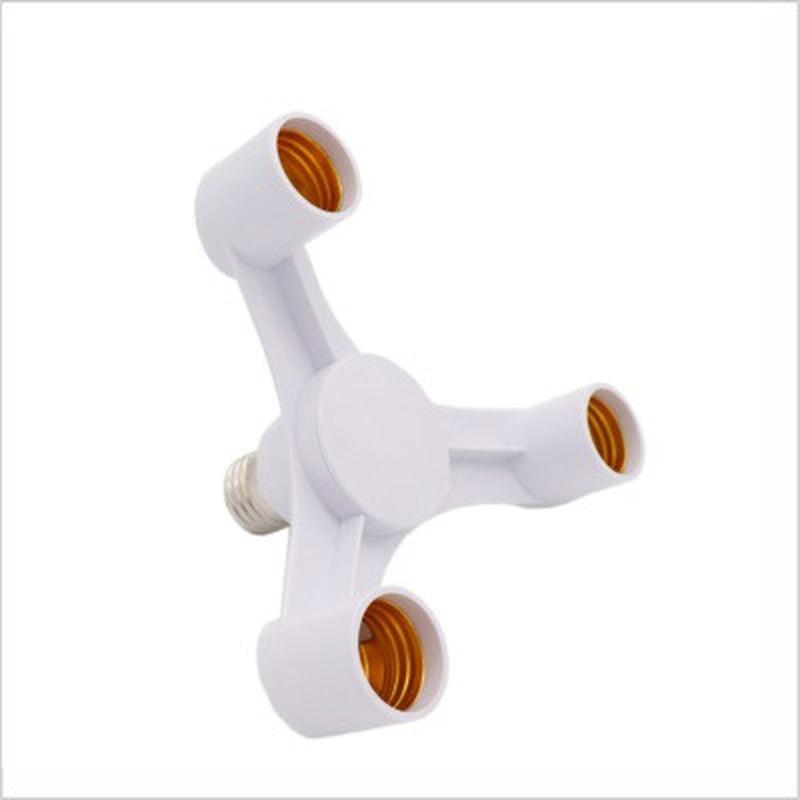 3In1 E27 bis E27 erweiterte LED-Lampenfassung, Splitter-Adapterhalter für Fotostudio