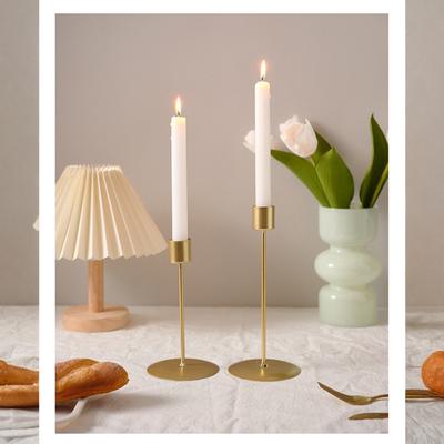 Lichte luxe kandelaar retro eettafel decoratie ornament
