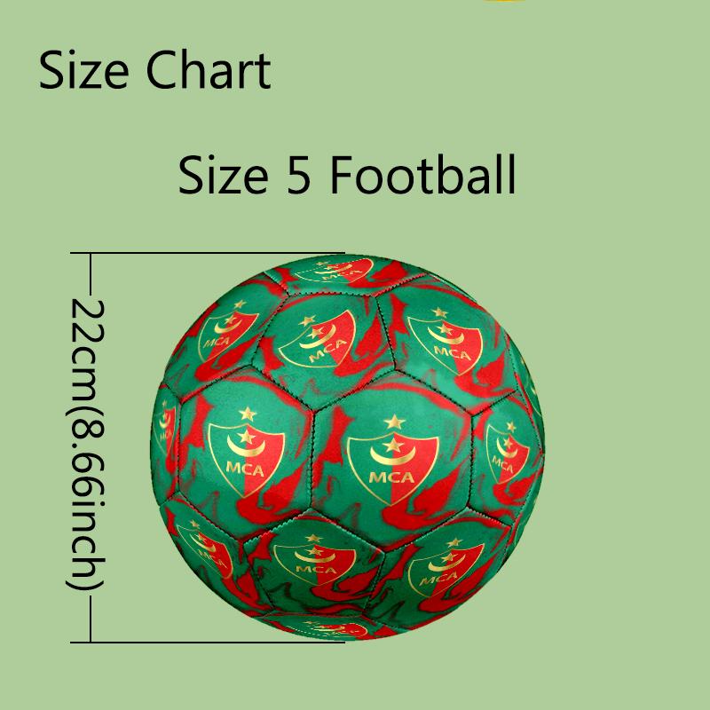 1pc FIFA World Cup Theme Pattern Football, Standard Size 5 Soccer Ball Stylish Sport Football for Competition Play and Training