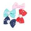 20Pcs Dog Hair Bowknot with Elastic Band Pet Puppy Teddy Grooming Hair Accessories Random Color