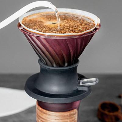 Konvice na překapávanou kávu Překapávací filtr Šálek na filtrovanou kávu Manuální příprava Kávový set Vysokoborosilikátové sklo Silikonový Drip Pot pro sdílení