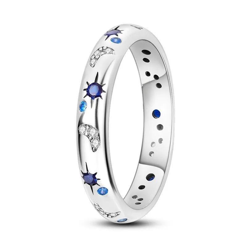 Fashion Women's Ring Sun Moon Personality Ring Ring