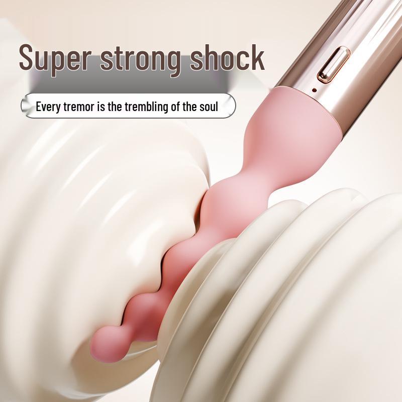 Chrysanthemum Bead Anal Vibrator Toy for Women