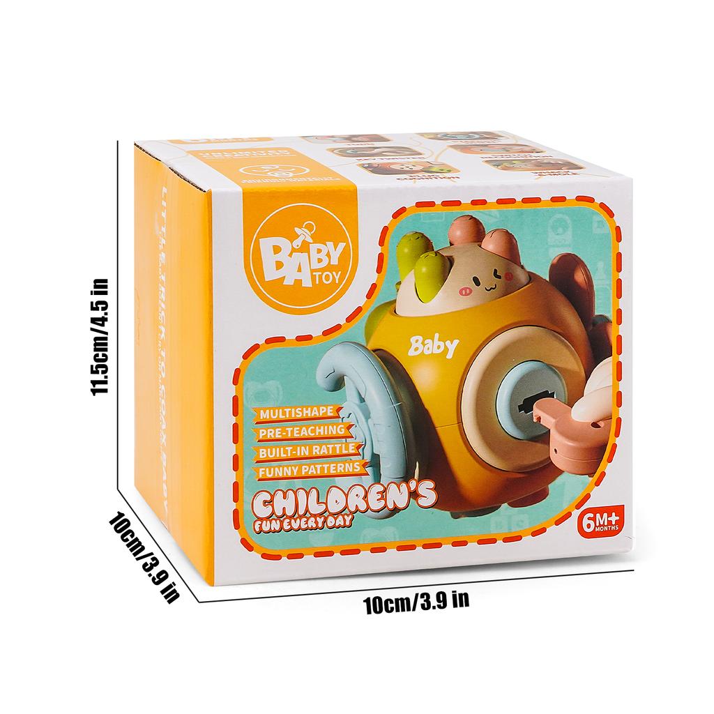Kinderspielzeug Activity Ball Polyeder Kleinkind & Kleinkind Pädagogisch Multifunktional Kognitive Entwicklung Zubehör Farben Zufällig