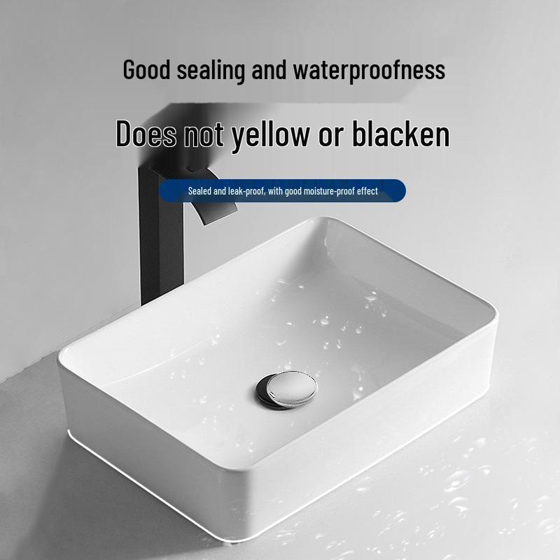 Waterproof Anti-Mold Sealant for Kitchen & Bathroom: White Plastic Steel Clay Glue