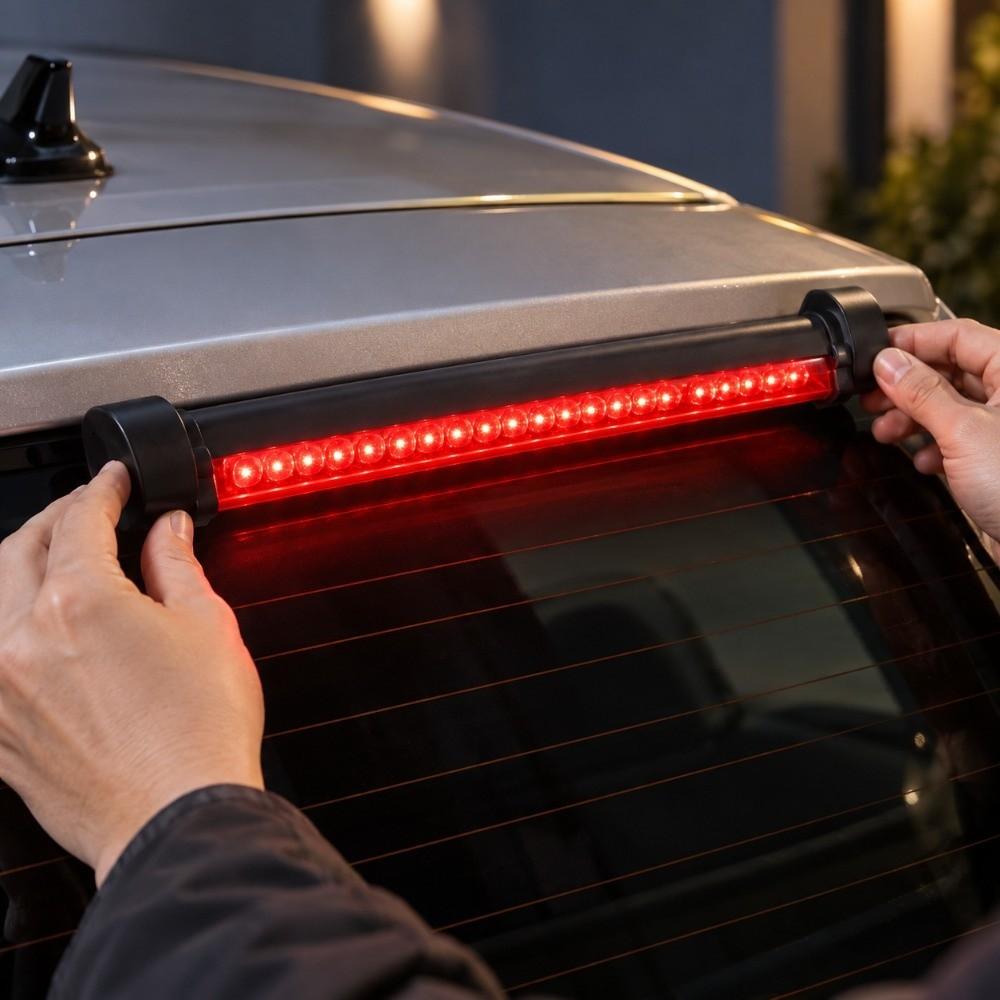 12V DC High Mount Brake Light 32 LED Stop Tail Light Universal Warning Lamp