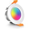 Foco LED Inteligente RGB Empotrado en Techo Color Cambiante Regulable Control por APP Bluetooth Mando a Distancia por Voz Temporizador Baño