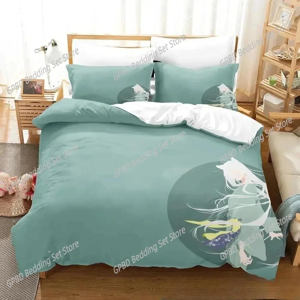 Anime Kamisama Kiss Tomoe Bedding Set Boys Girls Twin Queen Size Duvet Cover Pillowcase Bed Adult Fashion Home Textileextile