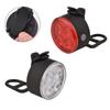 LD-2209 USB Rechargeable Bike Light Set Super Bright Bicycle Light Front and Rear Bicycle Light Set