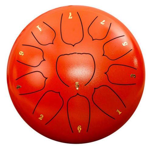 

Chaksy Orange 10-inch 11-Tone Outdoor Rain Drum, Garden Rain Drum, Rain Chakra Drum, Ethereal Drum, Hand Drum
