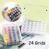 Acrylfarben-Verpackungsbox 24 Fächer Pigment-Feuchtigkeitsbox Leere Box Schüler-Kunstbedarf