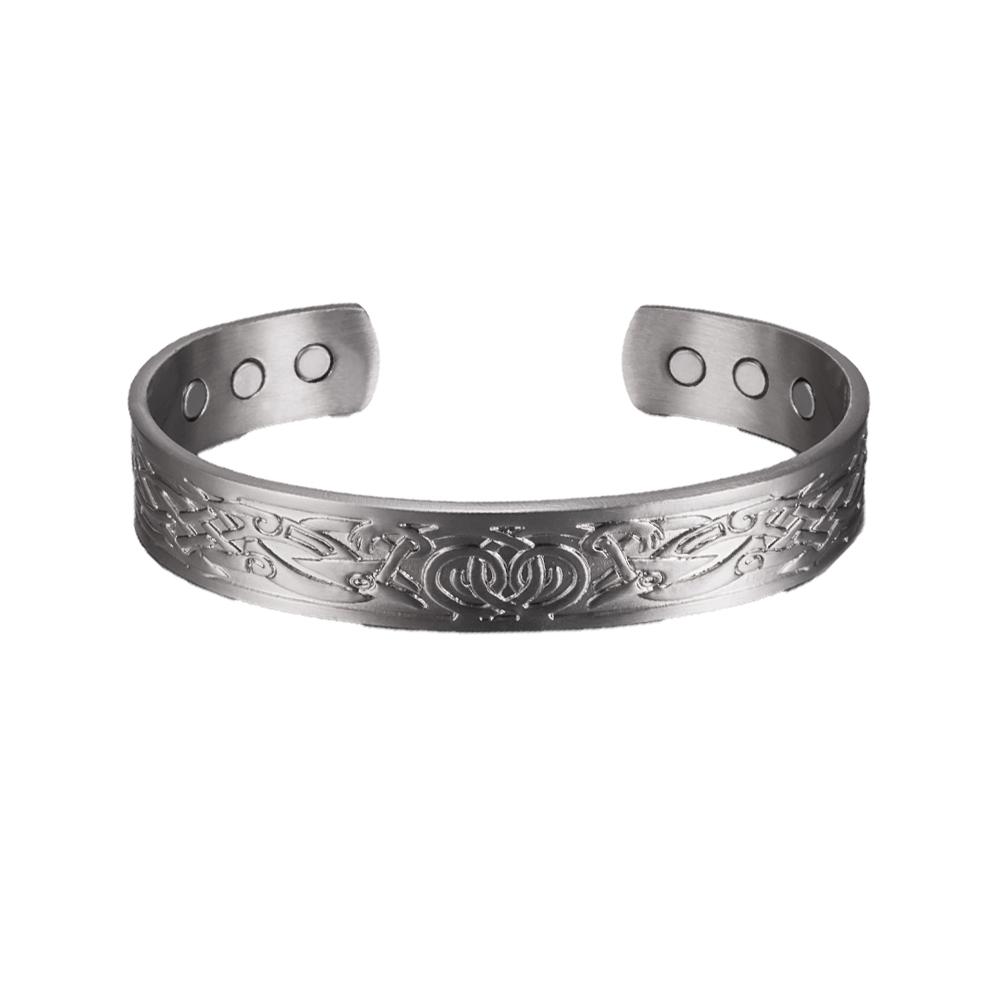 Wikinger Rein-Kupfer Armbänder Herren Verstellbares Armreif Energie Magnetische Armbänder Vorteile Armband Hart Gesundheit Mann Schmuck Knoten Metall