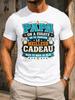 Dad On An Essay To Find You The Best Gift Distressed Teal Orange Banners Stars And Thumbs Unisex All T-Shirt