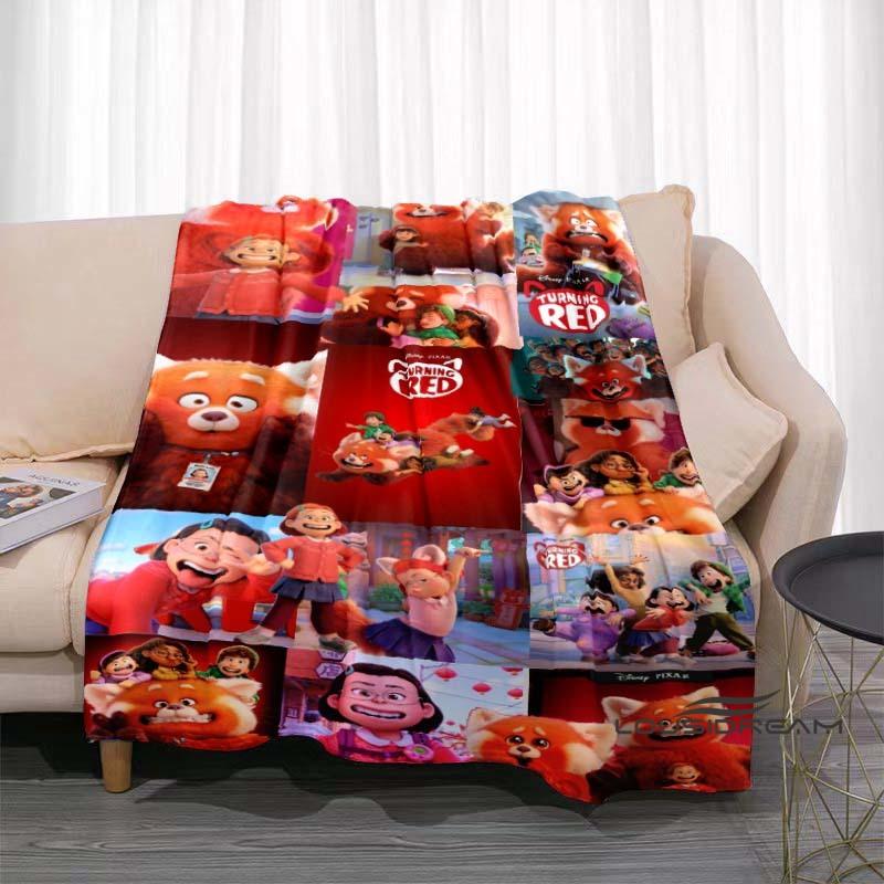 

Disney Turning Red Print Blanket, Suitable for Both Children and Adults, Soft and Warm, Perfect for Beds and Sofas. 75x90cm