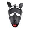 Warmtrees SM Dog Leather Hentai SM Dog Slave Party Couples Blindfold Full Head Restraint Breathable Popular for SM Fetish Black Mask, Mask,