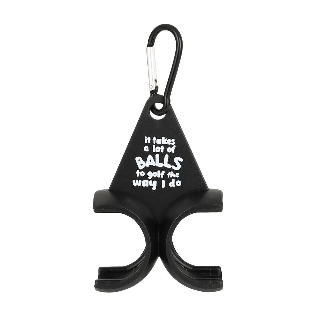 Funny Golf Ball Holder Golf Accessories Black 3D Printed Golf Tee Holder Sports Gift for Golfers Men 1pcs