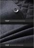 Men's Stand Collar Cotton-Padded Wool Coat – Non-Iron, Fashionable Business Outerwear