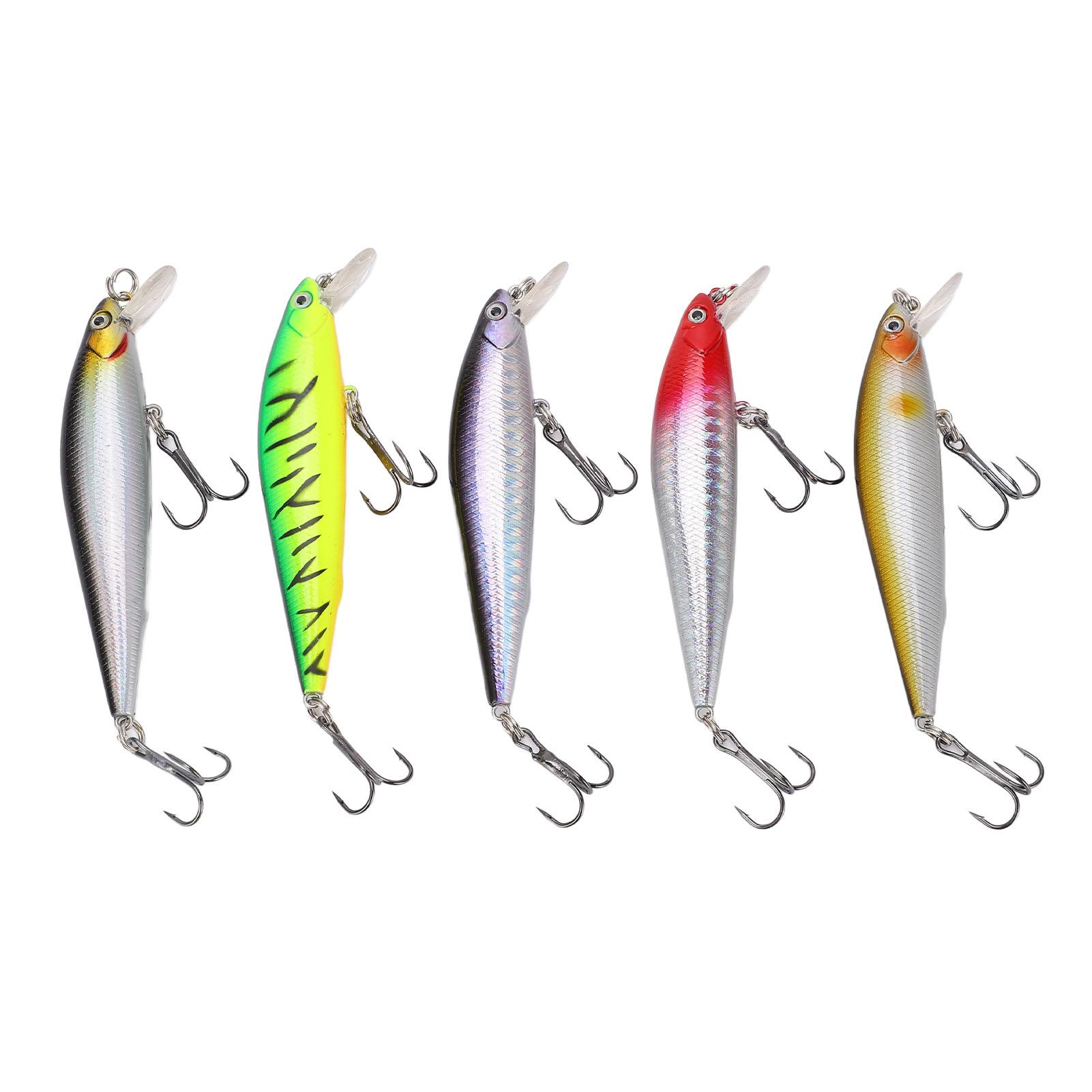 

5шт пескарь рыбалка приманка плавающая искусственная жесткая приманка длинный бросок приманки со стальным шаром