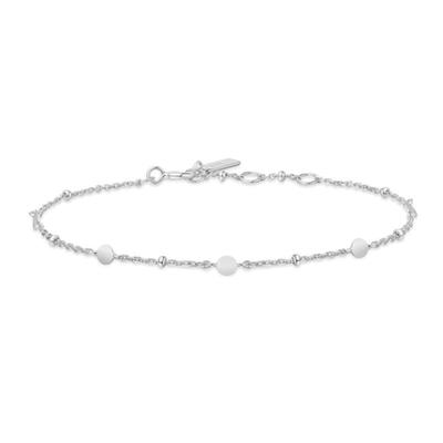 ANIA HAIE Silberne Scheibenstation 925 Silber Armband B063-01H
